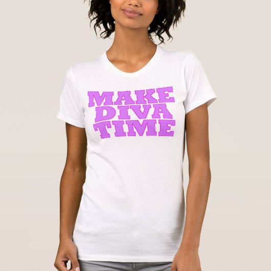 Tanktop "MAKE DIVA TIME" (Voorkant)