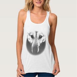 Tanktop Shirt Wolf Pup Shirt, voor dames