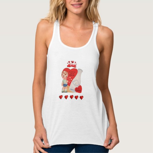 Tanktop valentijnse (Voorkant)