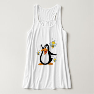Tanktop Womens Penguin Bumblebee