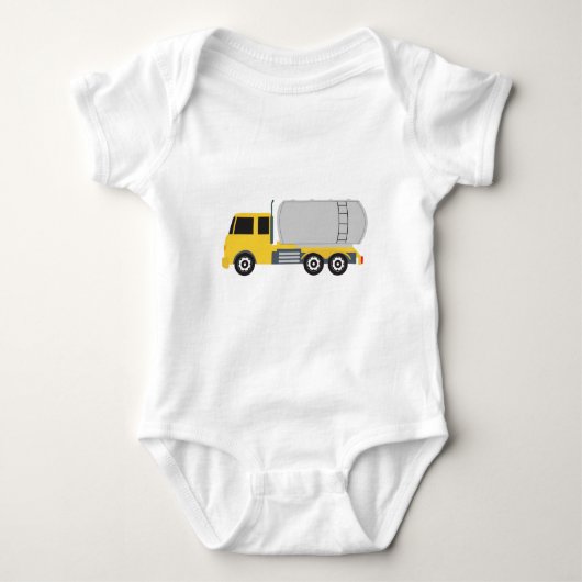 Tankwagen Transport Trucks Romper (Voorkant)