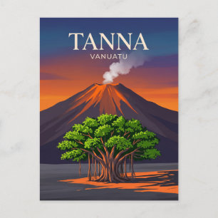 Tanna-eiland Vanuatu Briefkaart