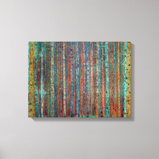 Tannenwald Gustav Klimt Canvas Afdruk (Voorkant)