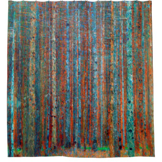 Tannenwald Gustav Klimt Douchegordijn (Voorkant)