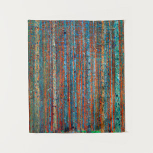 Tannenwald Gustav Klimt Wandkleed