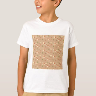 Tannine bos natuurprint over dieren in het wild t-shirt