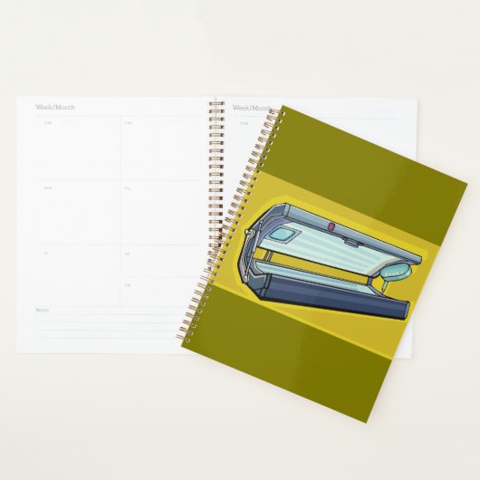 Tanning Bed Retro Spa Planner (Display)