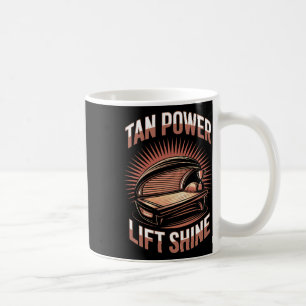 Tanning Bed Tan Power Gym Goers Bodybuilders Manne Koffiemok