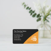 Tanning Salon Modern Visitekaartjes (Staand voorkant)