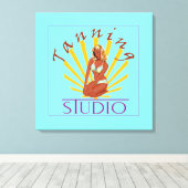 Tanning Studio - Gewikkeld Canvas Afdruk (Insitu (Houten vloer))