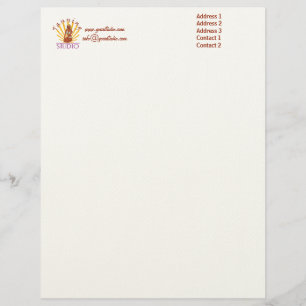 Tanning Studio - Letterhead Briefhoofd Ontwerp