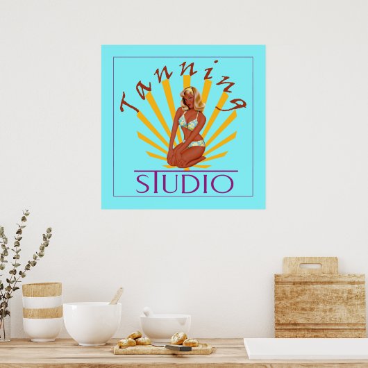 Tanning Studio - Poster (Keuken)
