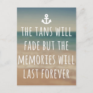 Tans zal het tarief van de reis langzaam verdwijne briefkaart