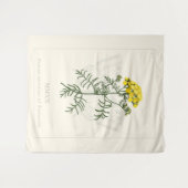 Tansy and Swallowtail Tapestry Wandkleed (Voorkant (horizontaal))