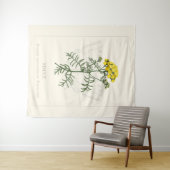 Tansy and Swallowtail Tapestry Wandkleed (In Situ (horizontaal))