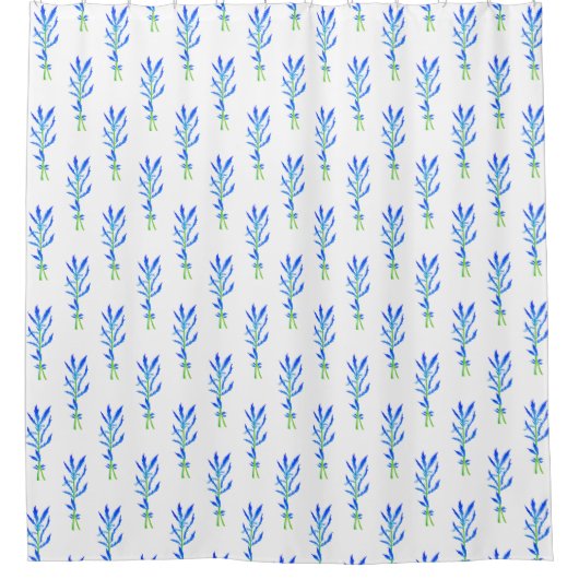 Tansy (L) op een douchegordijn (Voorkant)