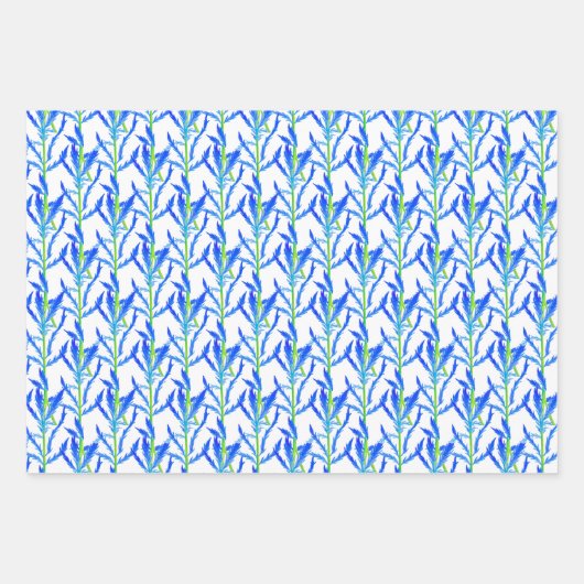 Tansy (L) op een inpakpapier vel Set van 3 (Voorkant 2)