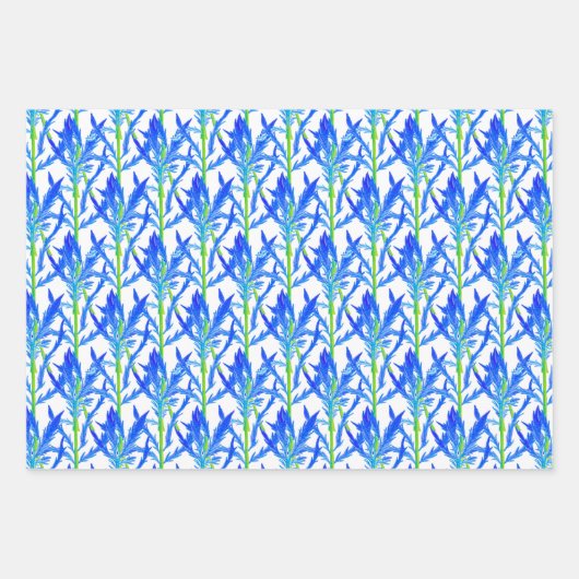 Tansy (L) op een inpakpapier vel Set van 3 (Voorkant)