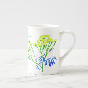 Tansy op een Bone China Mok