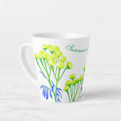 Tansy op een kleine latte Mok (Linkerhoek)