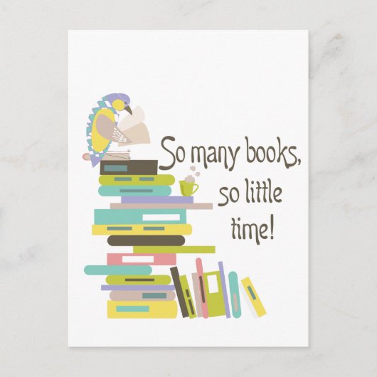 Tant De Livres, Si Peu De Cartes Postales (Devant)
