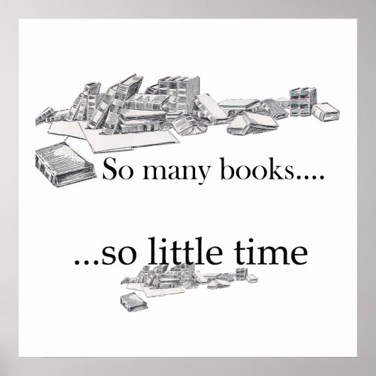 Tant De Livres, Si Peu De Poster (Devant)