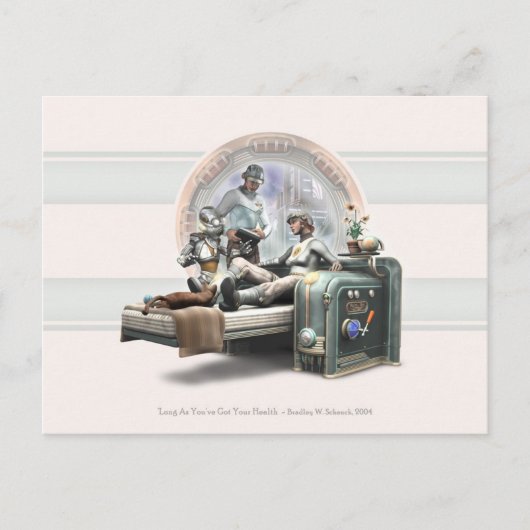 'Tant que vous avez votre carte postale santé (Devant)