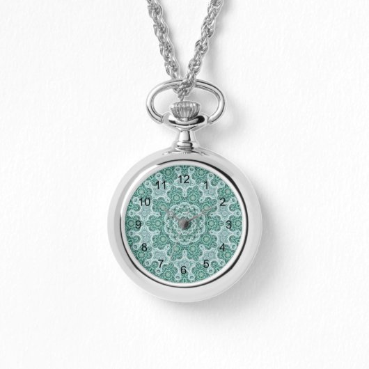 Tantalizing in het blauwgroen horloge (Voorkant)