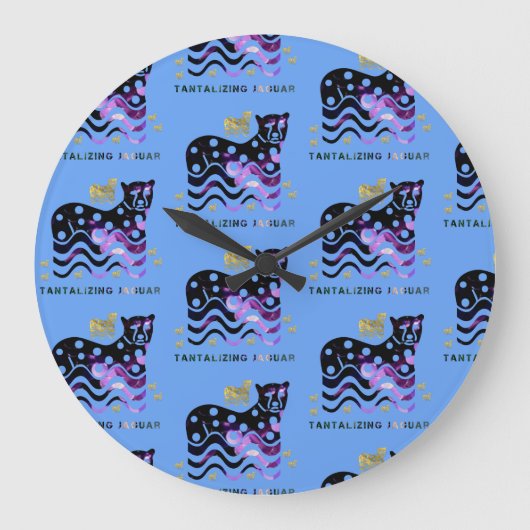 tantalizing jaguar grote klok (Voorkant)