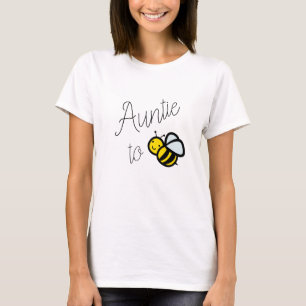 Tante aan Bee Grootmoeder Baby shower T-shirt