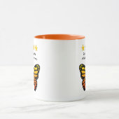 Tante aangepaste tekst vlinder mok (Midden)