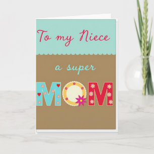 Tante adorée, Super Maman, Carte