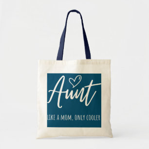 Tante als een moeder die alleen maar koel is, grap tote bag