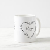 Tante Année Est. Café Mug (Devant droit)