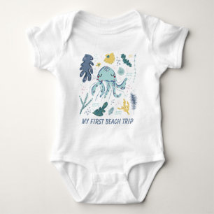 Tante baby eerste Beach-reis Romper