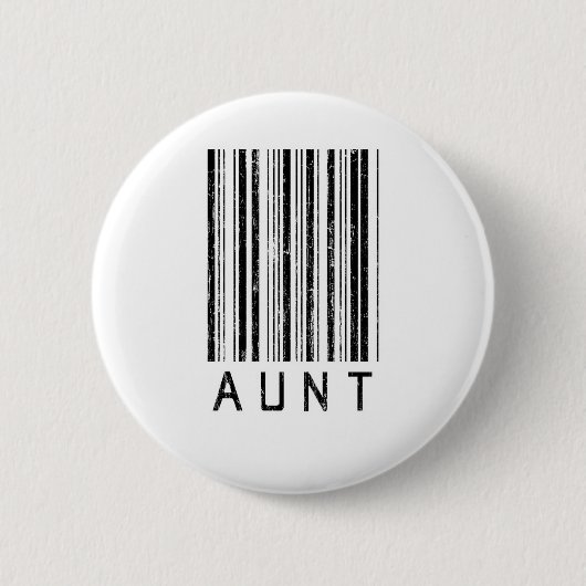 Tante Barcode Ronde Button 5,7 Cm (Voorkant)