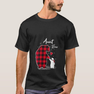 Tante Beer Kerst Pyjama Rode Buffel Plaid V Nec T-shirt