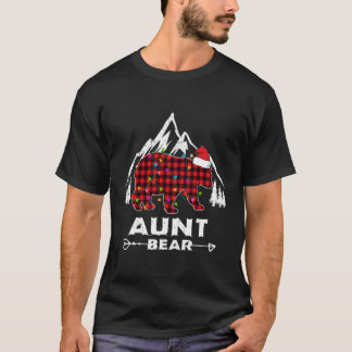 Tante Beer Pajama Red Plaid bijpassende familie ge T-shirt