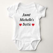 tante Bestie Baby Clothes Niece Nephew Romper (Voorkant)