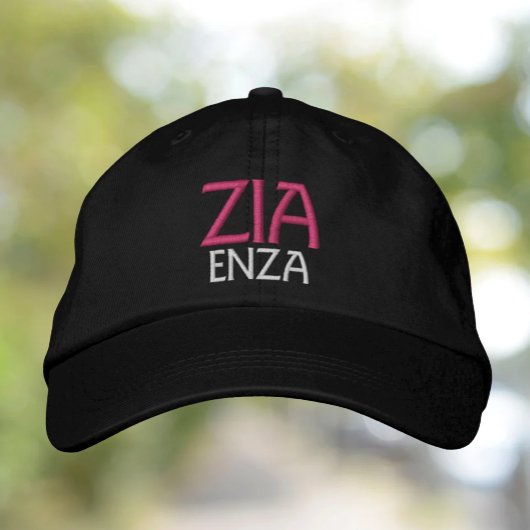 Tante Casquette brodée personnalisée Zia