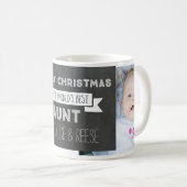 Tante Christmas Mug de photo faite sur commande de (Devant droit)