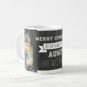 Tante Christmas Mug de photo faite sur commande de (Devant gauche)