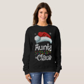 Tante Claus Familie Matching Tante Claus Pyjama XM Trui (Voorkant volledig)
