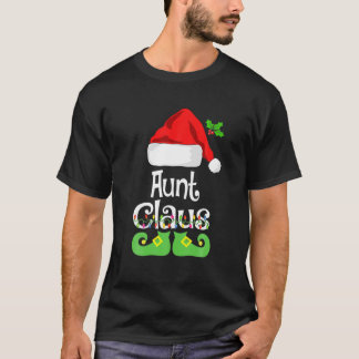Tante Claus Family Matching Grandma Claus Pajama T-shirt