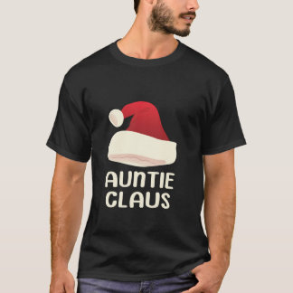 Tante Claus Kerstman Matching Pyjama Tante T-shirt