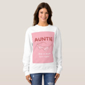 "Tante - comme une mère mais glacière" sweatshirt (Devant entier)