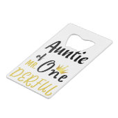 Tante de M. Onederful Funny 1er anniversaire T-shi (Dos Angle)