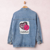 Tante de softball bleu rose Leopard Coeur (Hangar)