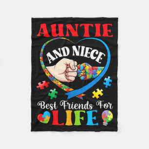 Tante en nicht beste vrienden voor het leven Autis Fleece Deken