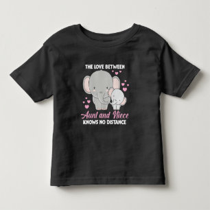 Tante en nicht Love Auntie Family Elephant Hearts Kinder Shirts
